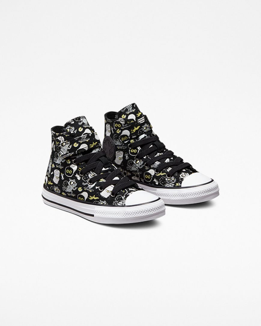 Tenisky Vysoke Converse Chuck Taylor All Star Easy-On Raccoons Dievcenske Čierne Siva | SK QELZM5